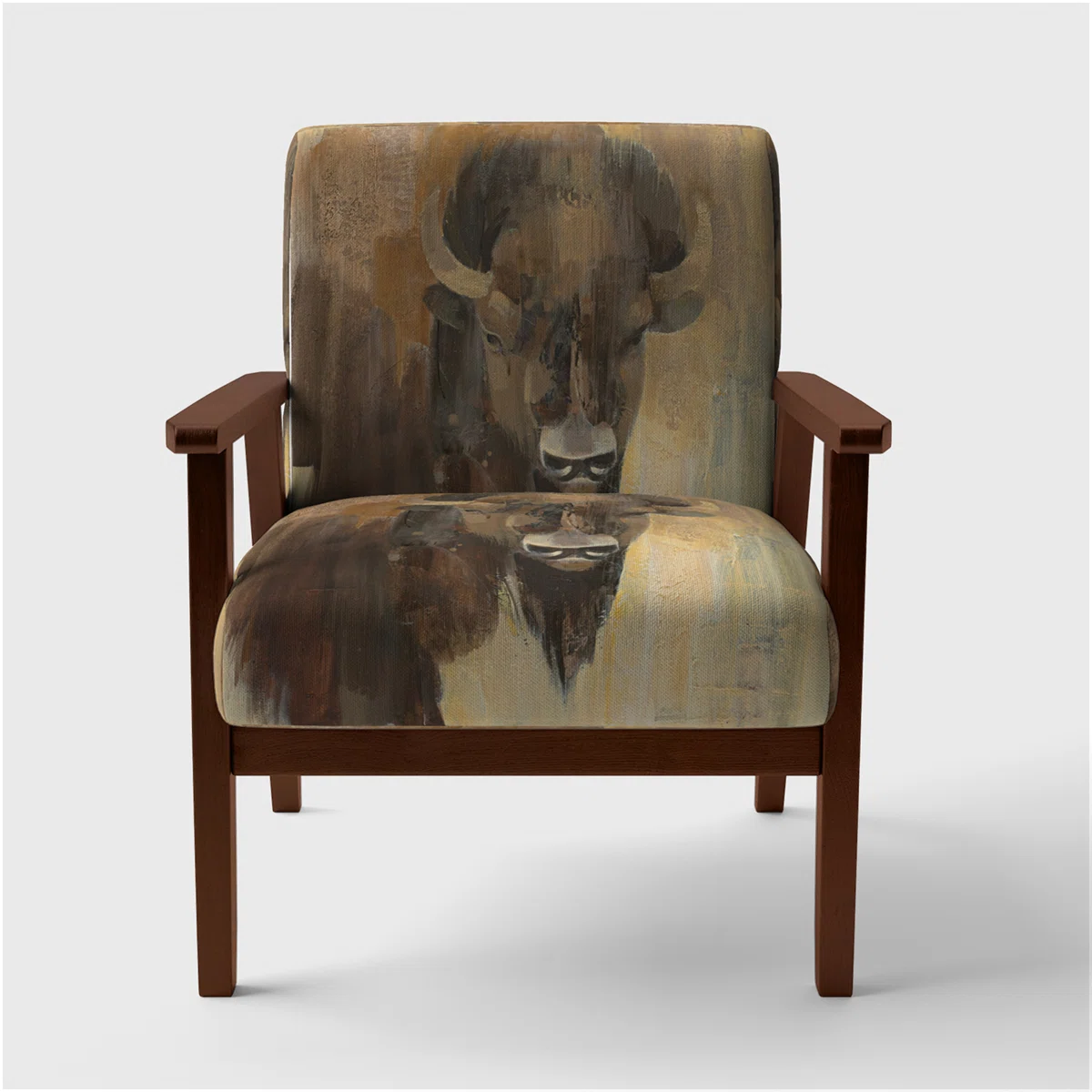 Longhorn Leather Armchair