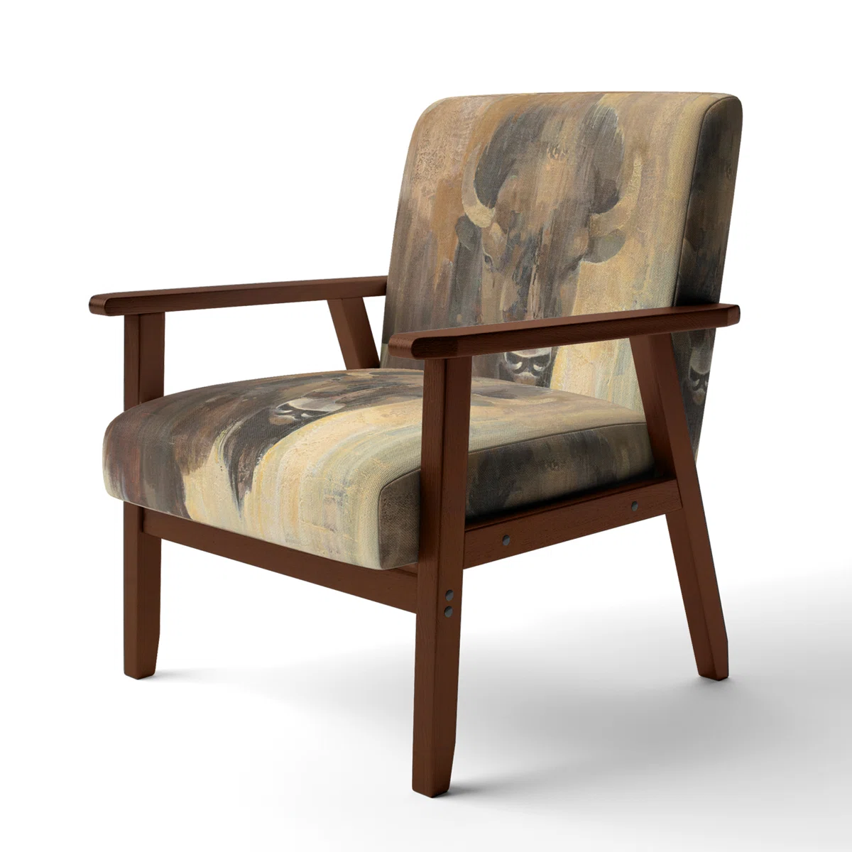 Longhorn Leather Armchair view 2
