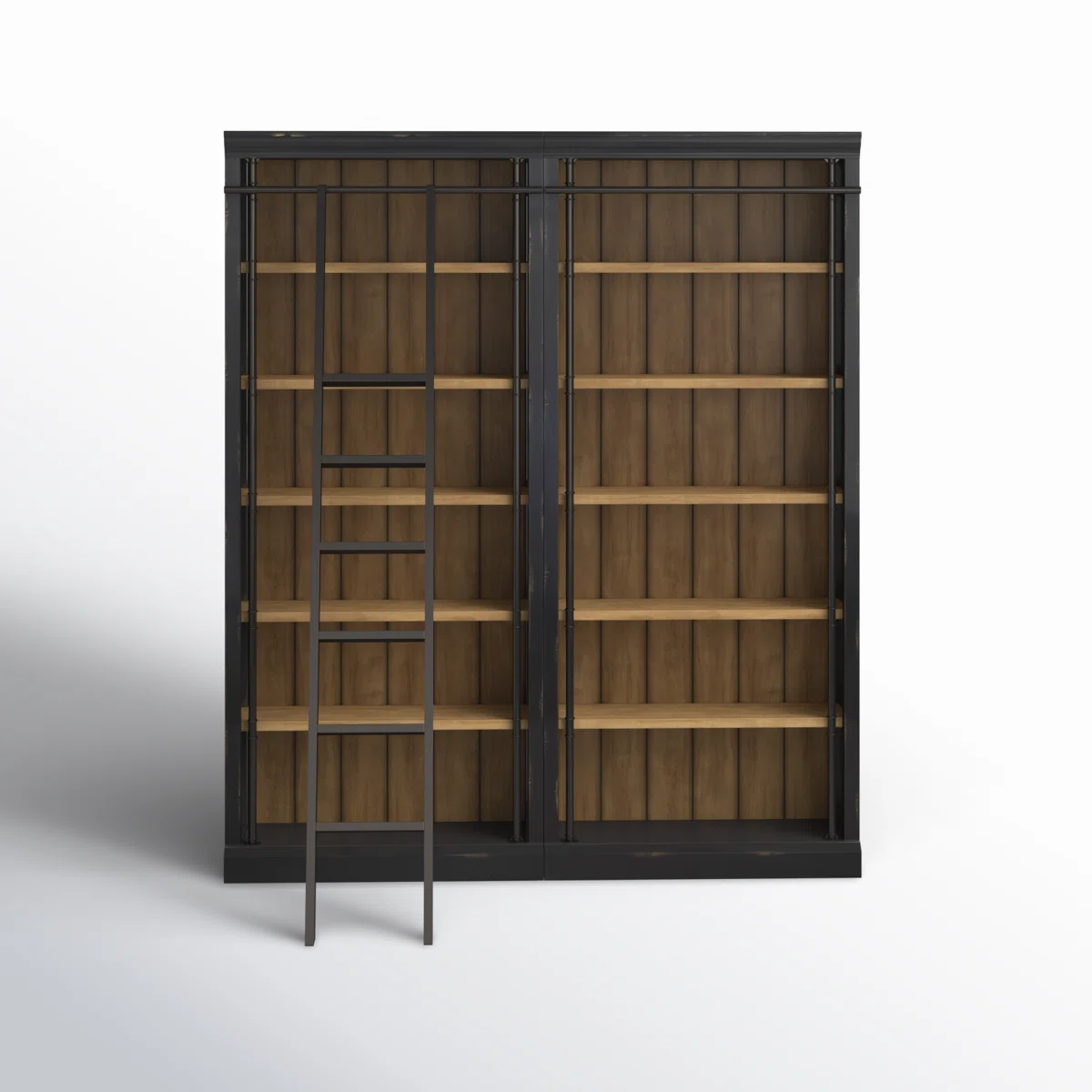 Hide & Iron Bookshelf