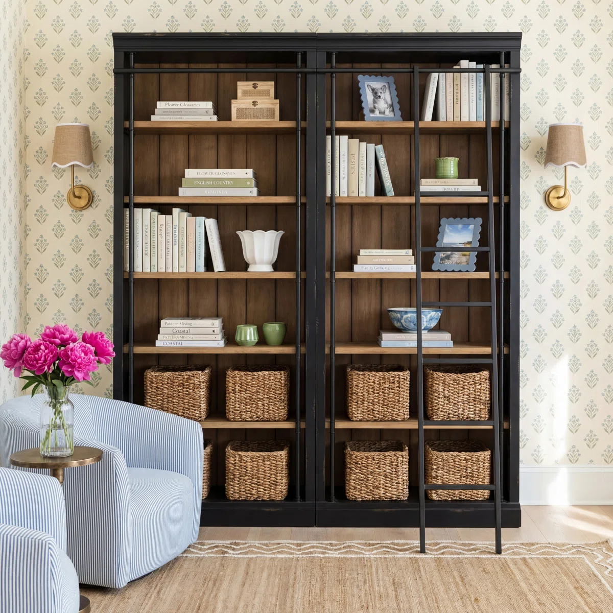 Hide & Iron Bookshelf view 2